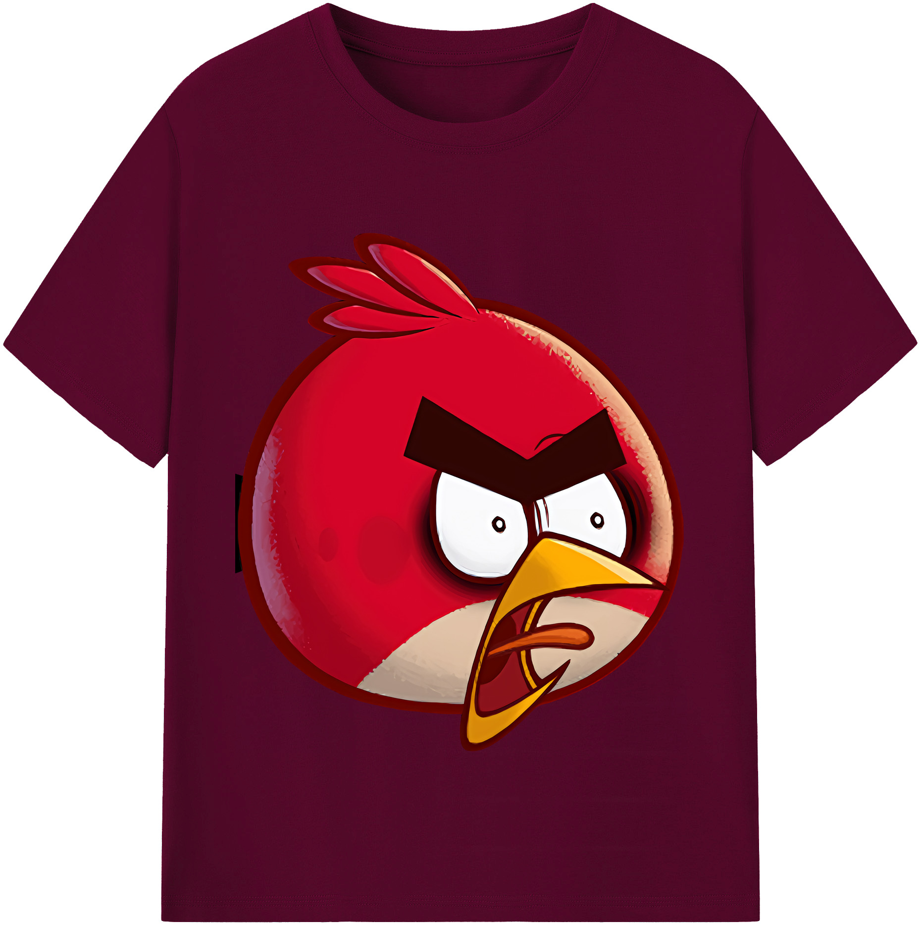 （画像用） Angry Birds アングリーバード レディースカジュアルプリントTシャツ（綿100％）